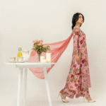 blush pink linen suit