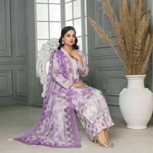 royal purple lawn suit