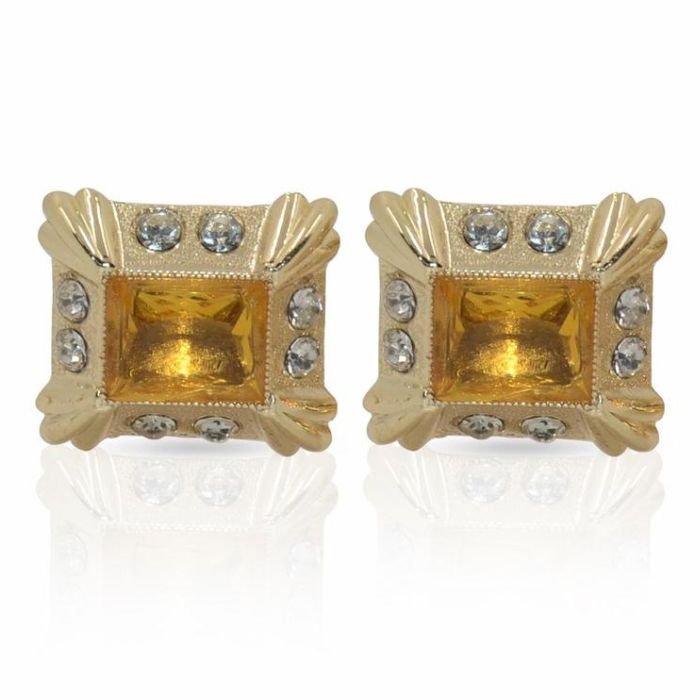 Gold Square Cufflinks