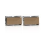 brown cufflinks