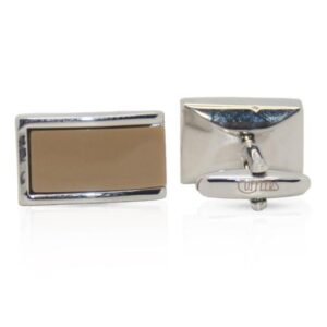 brown cufflinks
