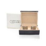 brown cufflinks