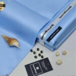 Gul Ahmad Men's Unstitched Satin Silk Suit