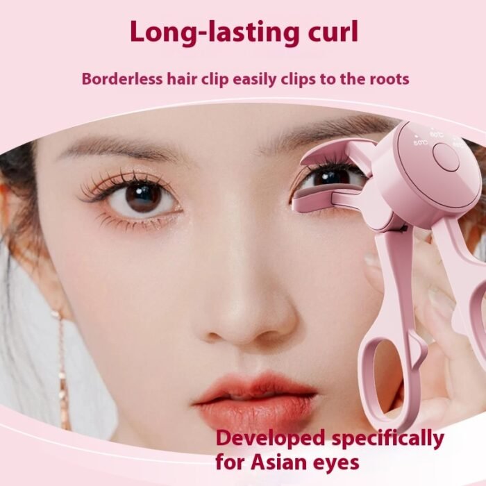Heated Eyelash Curler – Temperature Control & Portable - Image 3