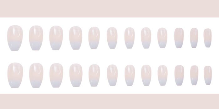Wearable False Nails - Ballet White Gradient - Image 6