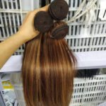 Brazilian Human Hair Bundles with Closure – Straight 8-30" - Image 3