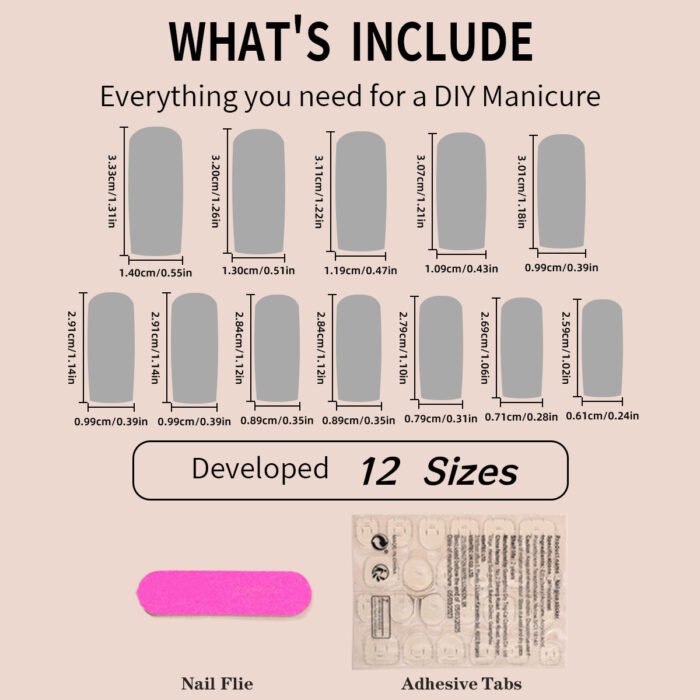 Flower Bow Tie Nails - Fashion Personality Set - Image 6