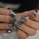 Metal False Nails for Women- Stylish Square Design - Image 5