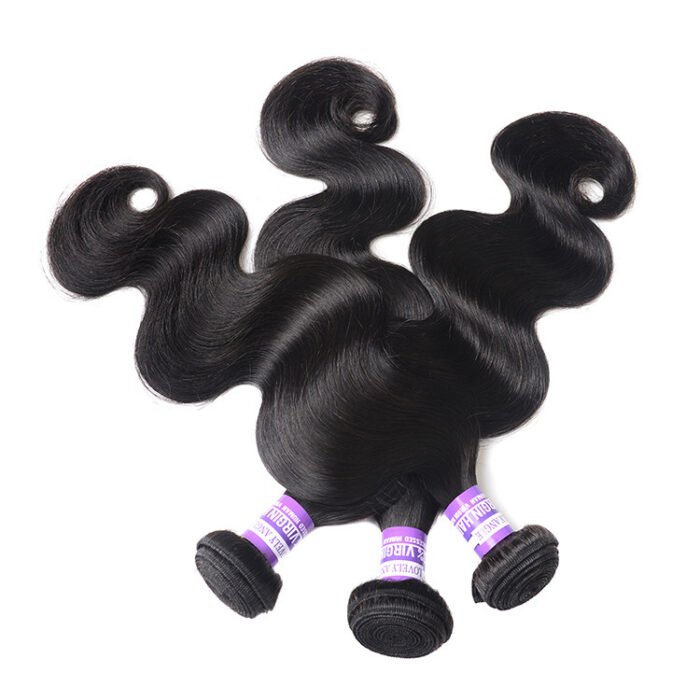 Brazilian Human Hair Bundles with Closure – Sleek & Natural - Image 3