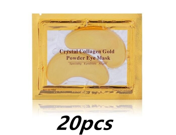 Gold Crystal Collagen Eye Patches – Anti-Aging Korean Treatment - Image 9
