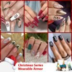 Christmas Fake Nails - Festive Nail Stickers - Image 3