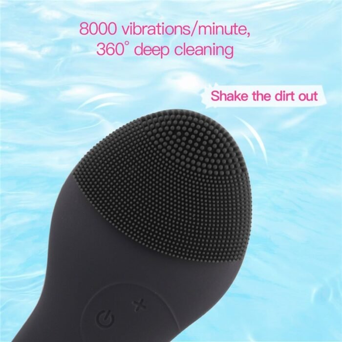 Electric Silicone Face Brush Deep Cleansing & Skin Rejuvenation - Image 4