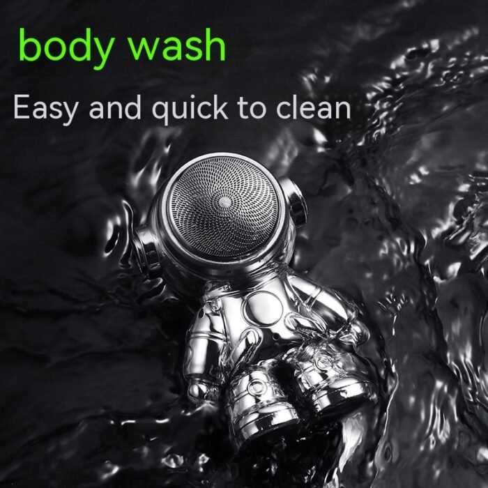 Astronaut Mini Portable Shaver - Rechargeable & Washable - Image 5