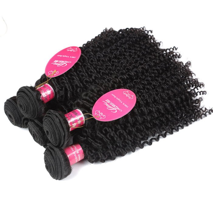 Deep Curly Brazilian Hair Bundles – 10A Human Hair Weave - Image 6