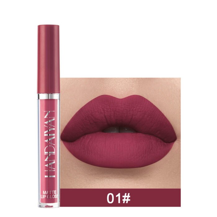 Matte Lip Gloss Non-Sticky, Long-Lasting Color - Image 2