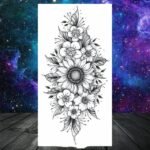 Temporary Mandala Tattoo - Henna Flower Design - Image 5