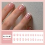 White French Fake Nails - Classic & Elegant - Image 5