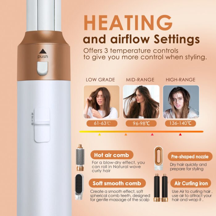 Automatic Hair Curler and Dryer Styler & Blow Dryer - Image 4
