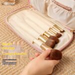 PU Cosmetic Travel Bag - Large Capacity Waterproof Makeup Case - Image 2