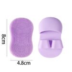 silicone facial scrubber