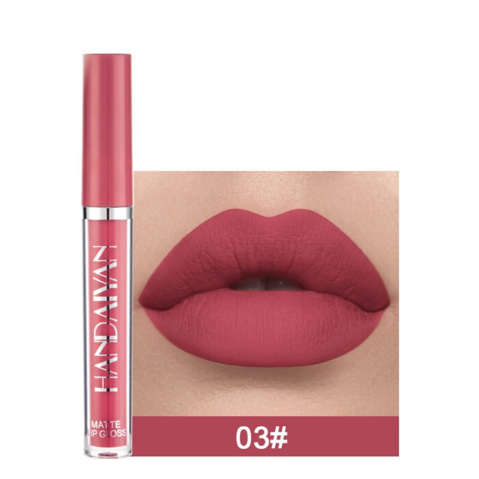 Matte Lip Gloss Non-Sticky, Long-Lasting Color - Image 4