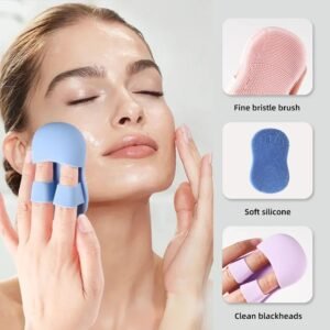 silicone facial brush