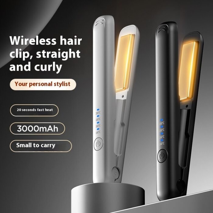 Wireless Hair Straightener - Dual Use Curler & Straightener - Image 2