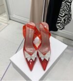 Elegant Transparent Bow Sandals - Fashionable & Comfortable - Image 9