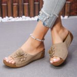 Stylish Flower Wedge Sandals for Women – Summer Fashion - Image 4