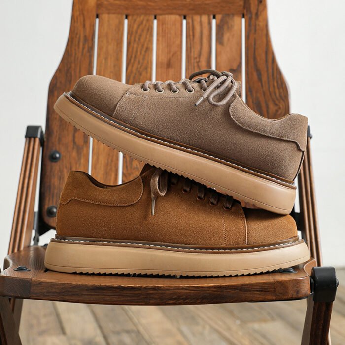 Retro Workwear Shoes for Men – Classic Suede Style - Image 6