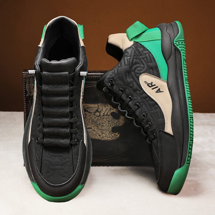 Men's Heightening Shoes - Sporty Platform Sneakers - Image 3