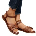 Round Toe Flat Sandals – Comfortable & Stylish for Women - Image 4