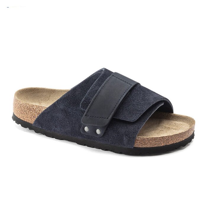 Unisex Buckle Burken Shoes - Classic Leather Slippers - Image 5