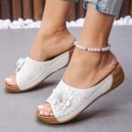 Stylish Flower Wedge Sandals for Women – Summer Fashion - Image 6