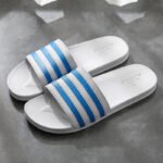 White Stripes Slippers – Comfortable Bathroom & Home Shoes - Image 5