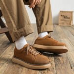 Retro Workwear Shoes for Men – Classic Suede Style - Image 5