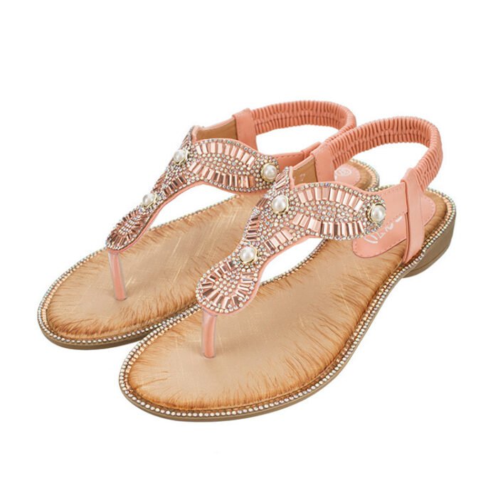 Pearl Flip Toe Sandals - Stylish & Comfortable for Women - Image 2