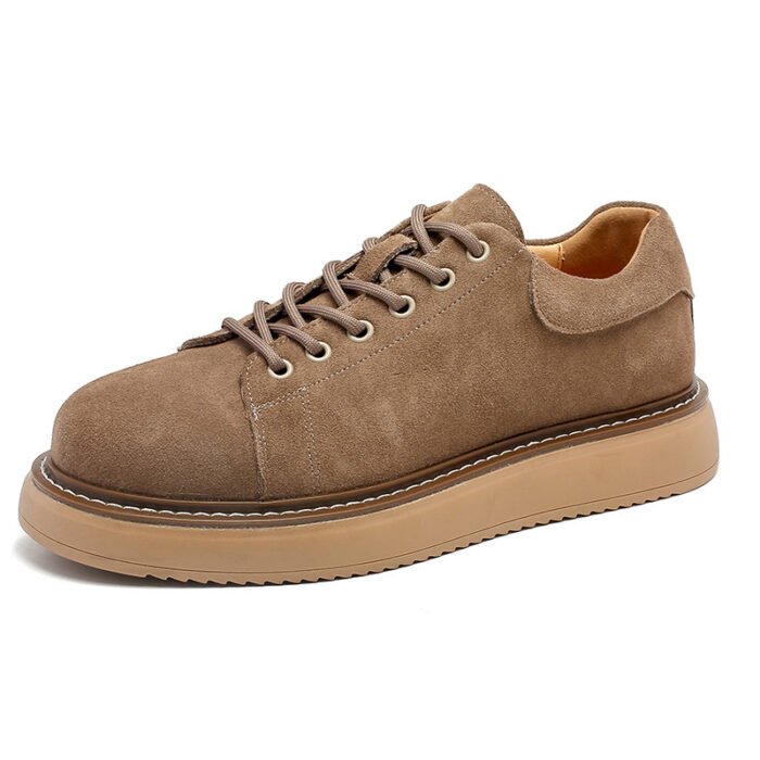 Retro Workwear Shoes for Men – Classic Suede Style - Image 4