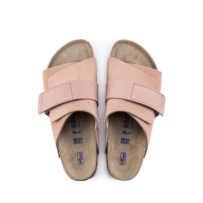 Unisex Buckle Burken Shoes - Classic Leather Slippers - Image 3